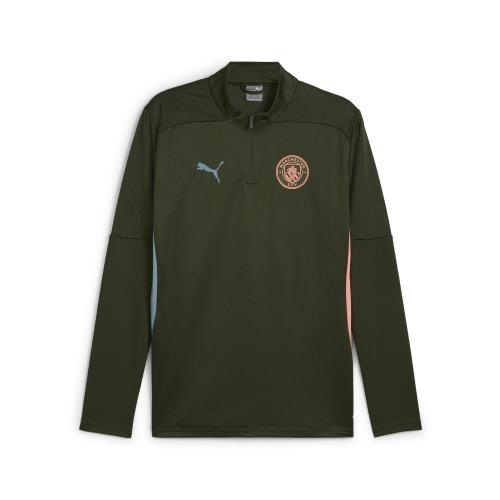 Puma MCFC Training 1/4 Zip Top - myrtle (Grösse: L) von Puma