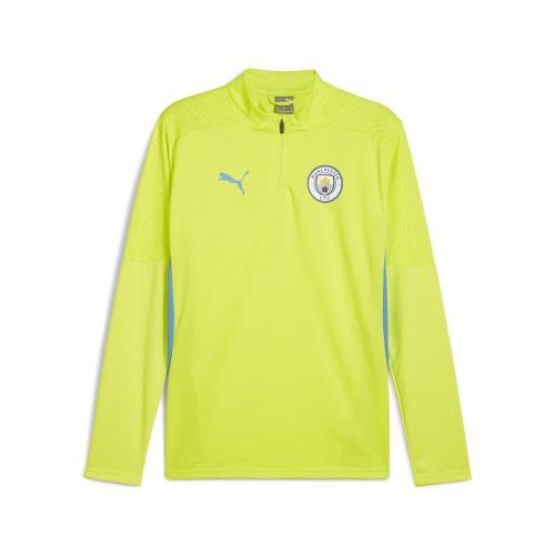 Puma MCFC Training 1/4 Zip Top - yellow glow (Grösse: L) von Puma