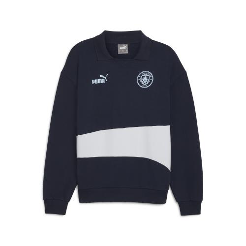 Puma MCFC ftblCulture+ Sweat Drill Top - club navy (Grösse: XXL) von Puma