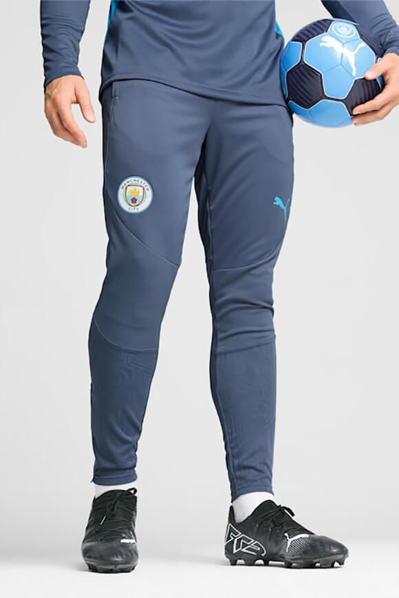 Puma Manchester City Trainingshose | Inky Blue + Magic Blue | Herren  | M von Puma