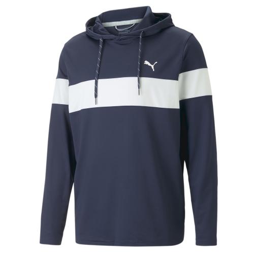 Puma Mattr Colorblock Hoodie - navy blazer (Grösse: XS) von Puma