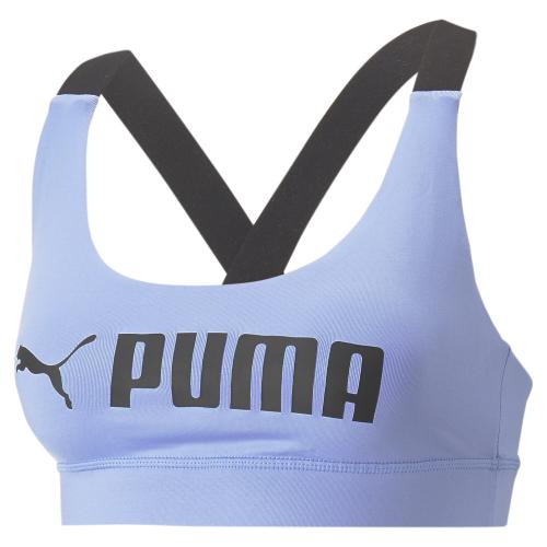 Puma Mid Impact Puma Fit Bra - elektro purple (Grösse: L) von Puma