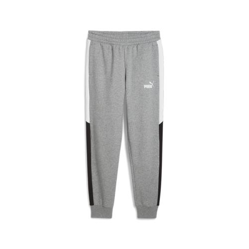 Puma POWER Colorblock Sweatpants FL cl - medium gray heather (Grösse: L) von Puma