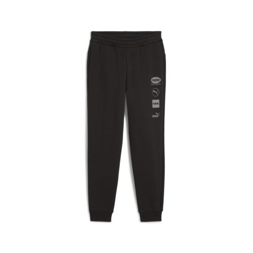 Puma POWER Graphic Sweatpants FL cl B - puma black (Grösse: 128) von Puma