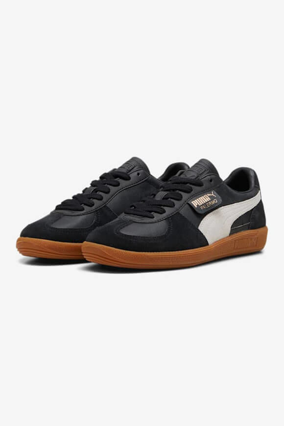 Puma Palermo Sneaker | Black + Feather Gray + Gum | Herren  | EU40 von Puma