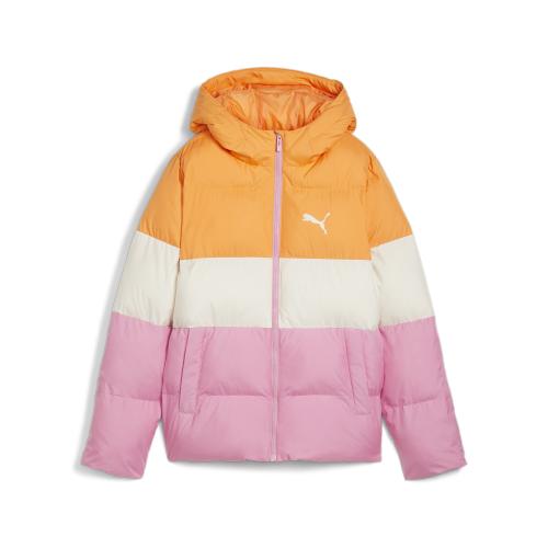 Puma Poly Hooded Puffer Jacket - mauved out (Grösse: 128) von Puma