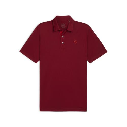 Puma Pure Solid Polo - intense red (Grösse: XS) von Puma