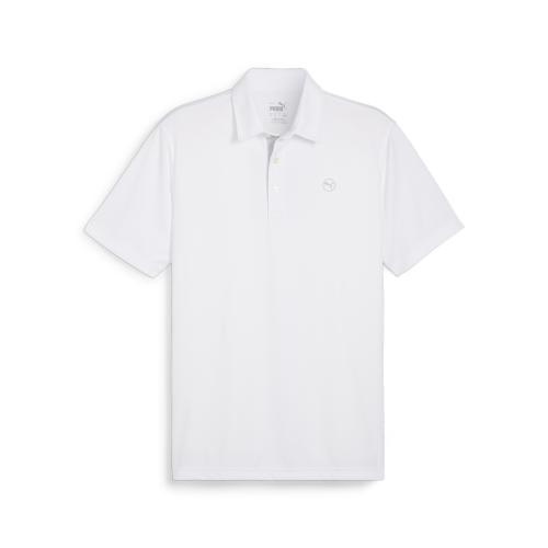 Puma Pure Solid Polo - white glow (Grösse: XS) von Puma