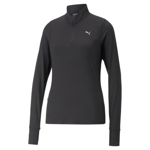 Puma RUN FAVORITE 1/4 ZIP W - puma black (Grösse: L) von Puma