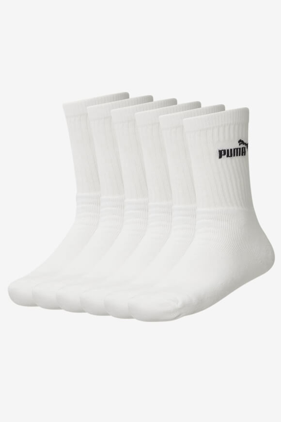 Puma Sechserpack Socken | Weiss | Herren  | EU39-42 von Puma