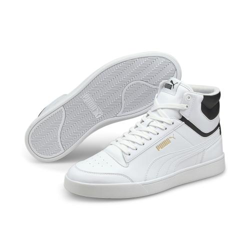 Puma Shuffle Mid - Puma White-Puma White-Puma Black-Puma Team Gold (Grösse: 48.5) von Puma