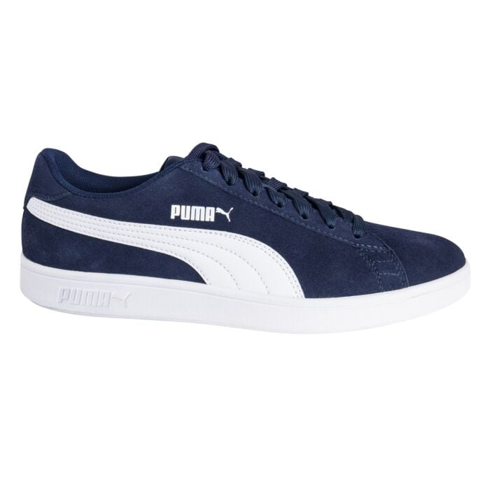 Puma Smash V2 aus Leder Retro-Style Unisex marine-weiss, 37 von Puma