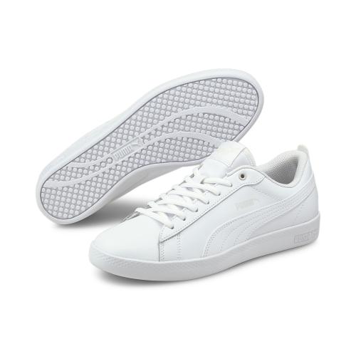 Puma Smash Wns v2 L - Puma White-Puma White (Grösse: 36) von Puma