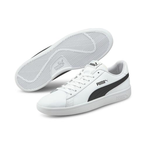 Puma Smash v2 L - Puma White-Puma Black (Grösse: 42.5) von Puma