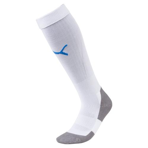 Puma Team LIGA Socks CORE - Puma White-Electric Blue Lemonade (Grösse: 5) von Puma