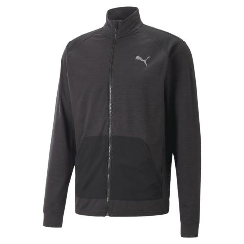 Puma Train Cloudspun FZ Jacket - puma black heather (Grösse: XXL) von Puma