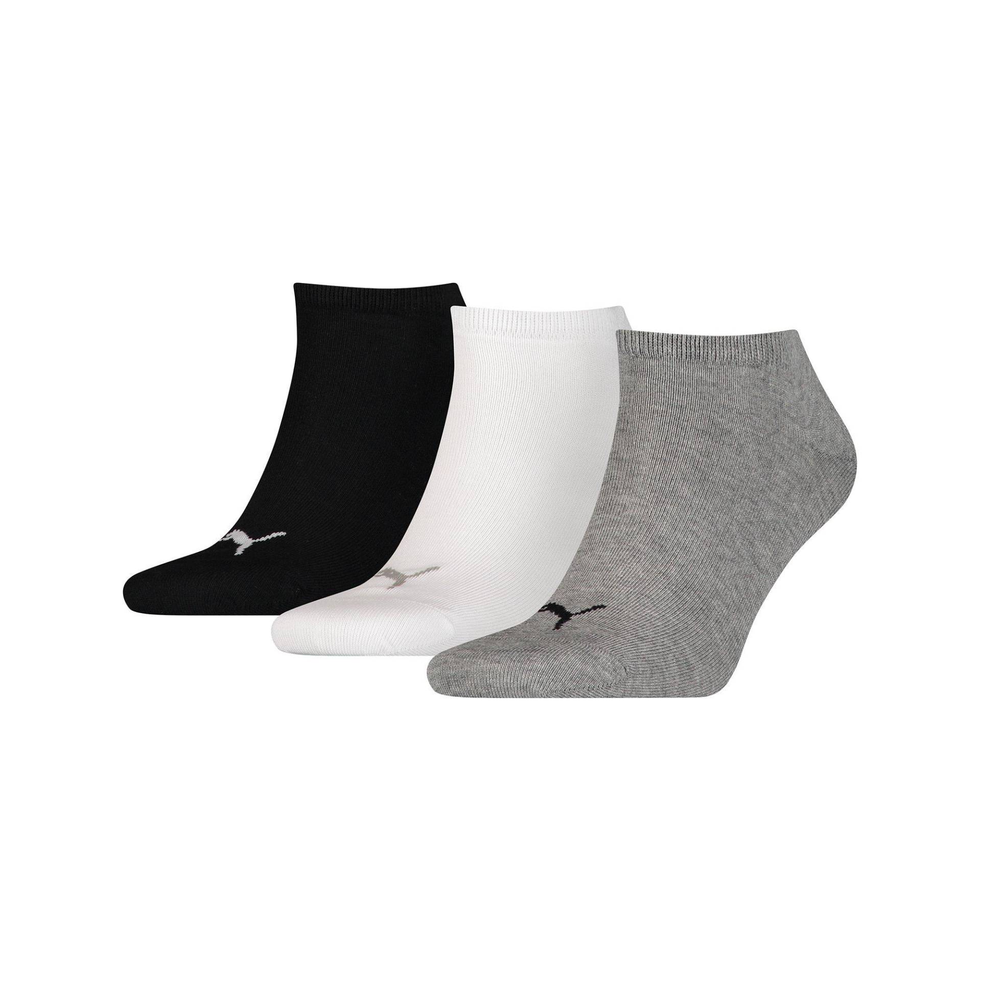 Puma - Triopack,Sneaker Socken, für Damen, Hellgrau, Größe 39-42 von Puma