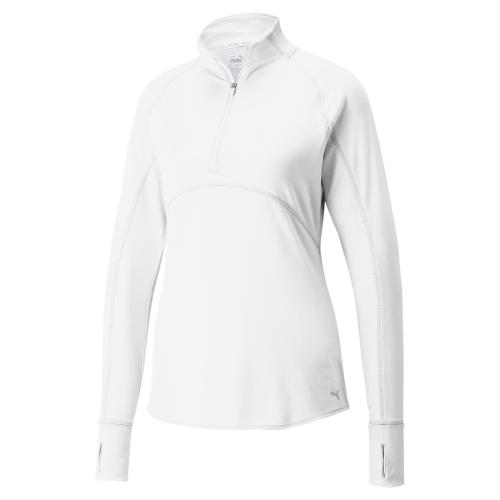 Puma W Gamer 1/4 Zip - Bright White (Grösse: L) von Puma