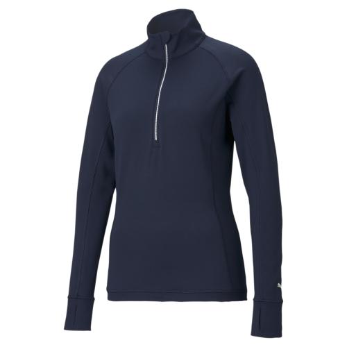 Puma W Rotation 1/4 Zip - navy blazer (Grösse: L) von Puma