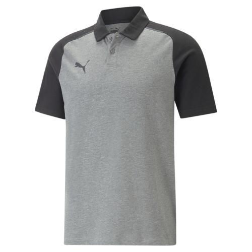 Puma teamCUP Casuals Polo - medium gray heather (Grösse: XL) von Puma