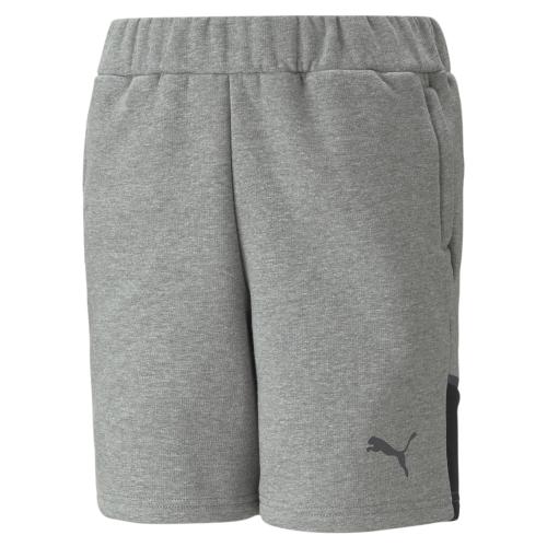 Puma teamCUP Casuals Shorts Jr - medium gray heather (Grösse: 152) von Puma