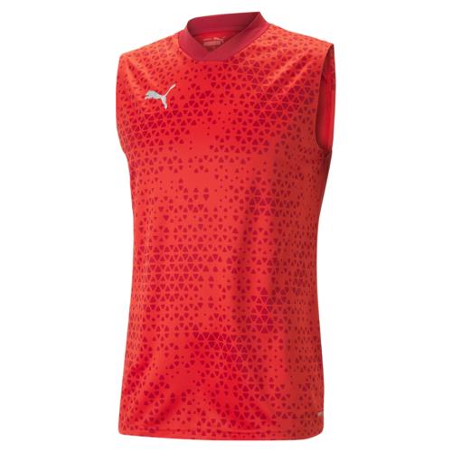 Puma teamCUP Training Jersey SL - puma red (Grösse: M) von Puma