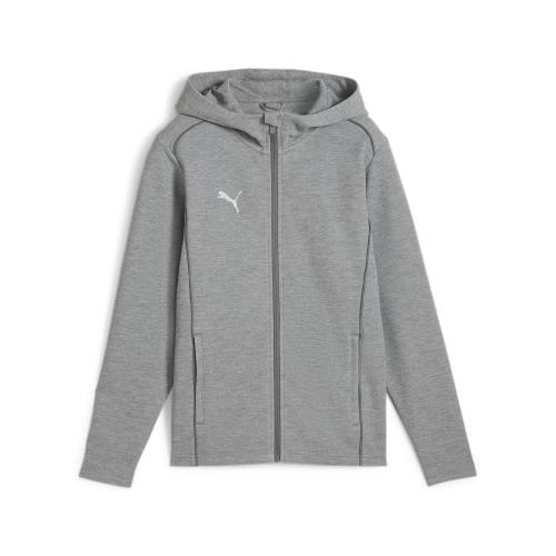 Puma teamFINAL Casuals Hooded Jkt - medium gray heather (Grösse: 3XL) von Puma