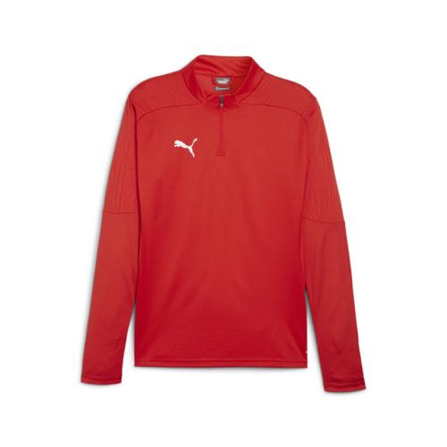 Puma teamFINAL Training 1/4 Zip Top - puma red (Grösse: M) von Puma