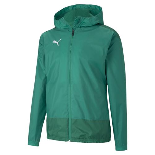 Puma teamGOAL 23 Training Rain Jacket - Pepper Green-Power Green (Grösse: M) von Puma