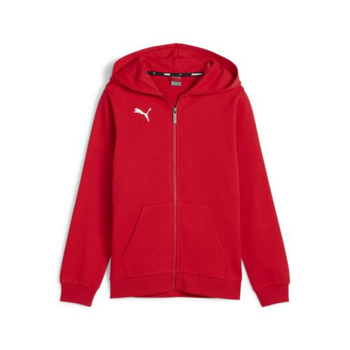 Puma teamGOAL Casuals Hooded Jacket Jr - puma red (Grösse: 128) von Puma