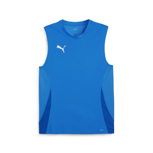 Puma teamGOAL Sleeveless Jersey - electric blue lemonade (Grösse: 3XL) von Puma