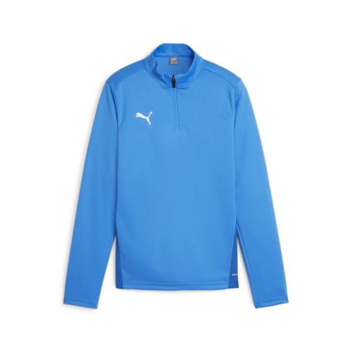 Puma teamGOAL Training 1/4 Zip Top Jr - electric blue lemonade (Grösse: 140) von Puma