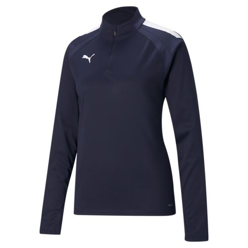 Puma teamLIGA 1/4 Zip Top W - peacoat (Grösse: L) von Puma