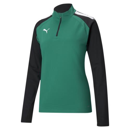 Puma teamLIGA 1/4 Zip Top W - pepper green (Grösse: M) von Puma