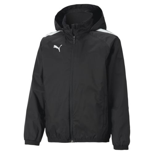 Puma teamLIGA All Weather Jkt Jr - Puma Black-Puma Black (Grösse: 152) von Puma