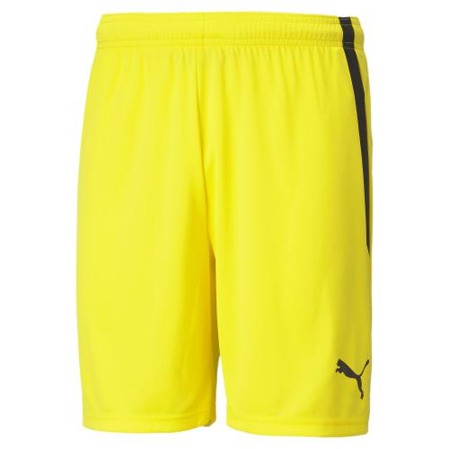 Puma teamLIGA Shorts - Cyber Yellow-Puma Black (Grösse: L) von Puma