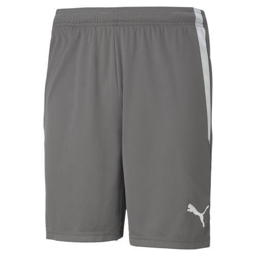 Puma teamLIGA Shorts - Smoked Pearl-Puma White (Grösse: XL) von Puma