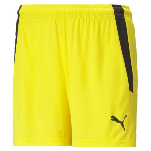 Puma teamLIGA Shorts W - cyber yellow (Grösse: S) von Puma