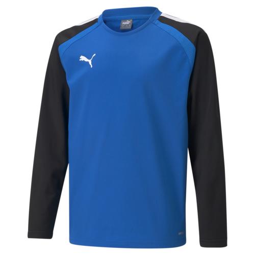 Puma teamLIGA Training Sweat Jr - Electric Blue Lemonade-Puma Black (Grösse: 140) von Puma