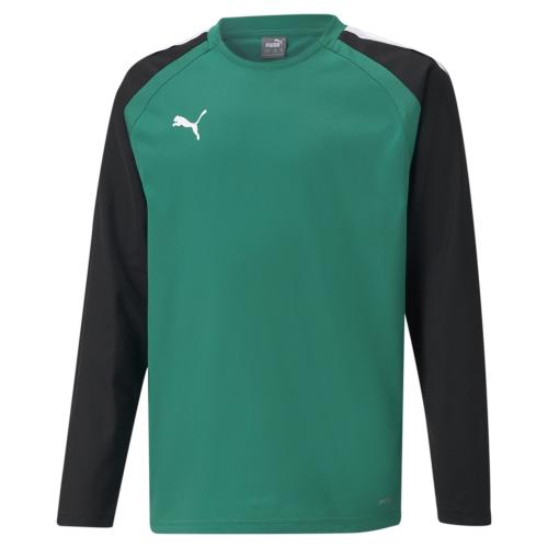 Puma teamLIGA Training Sweat Jr - Pepper Green-Puma Black (Grösse: 140) von Puma