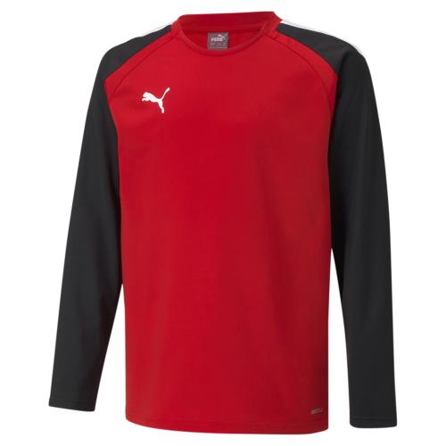 Puma teamLIGA Training Sweat Jr - Puma Red-Puma Black (Grösse: 116) von Puma