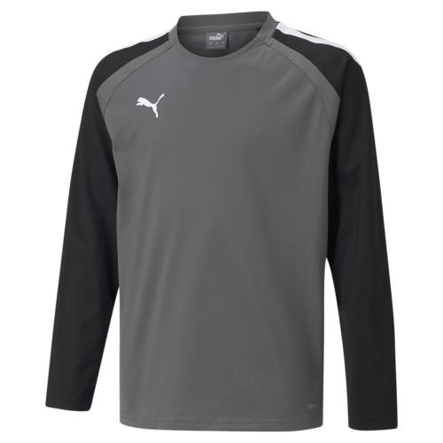 Puma teamLIGA Training Sweat Jr - Smoked Pearl-Puma White (Grösse: 140) von Puma