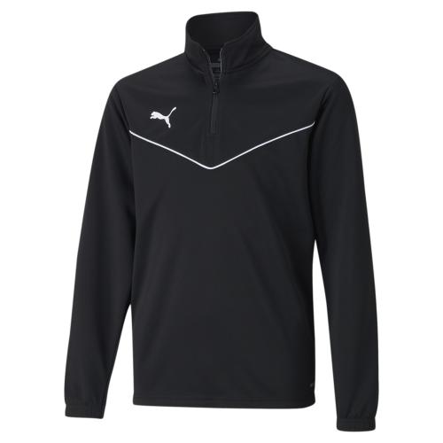 Puma teamRISE 1/4 Zip Top Jr - Puma Black-Puma White (Grösse: 164) von Puma