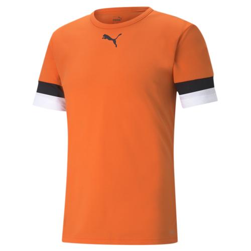 Puma teamRISE Jersey - GOLDEN POPPY-Puma Black-Puma White (Grösse: M) von Puma