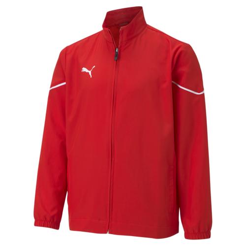 Puma teamRISE Sideline Jacket Jr - Puma Red-Puma Black (Grösse: 164) von Puma