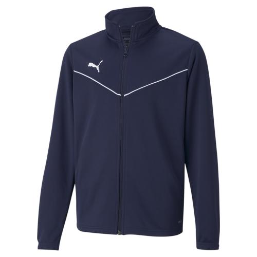 Puma teamRISE Training Poly Jacket Jr - Peacoat-Puma White (Grösse: 164) von Puma