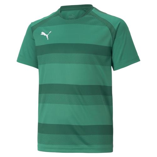 Puma teamVISION Jersey Jr - Pepper Green-Power Green-Puma White (Grösse: 152) von Puma