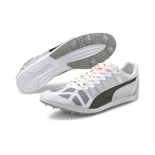 Einzelstück Puma evoSPEED Mid-Distance - Puma White-Puma Black-Lava Blast - 6 (Grösse: 39) von Puma