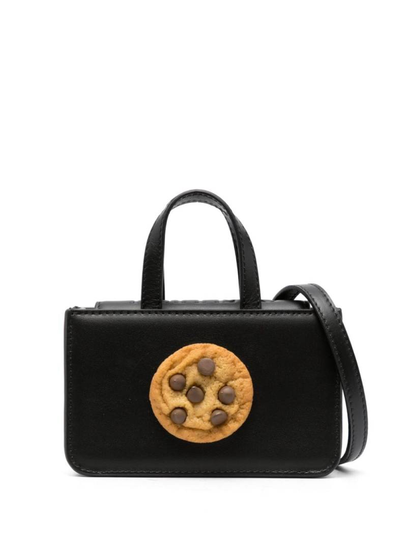 Puppets and Puppets Cookie leather mini bag - Black von Puppets and Puppets