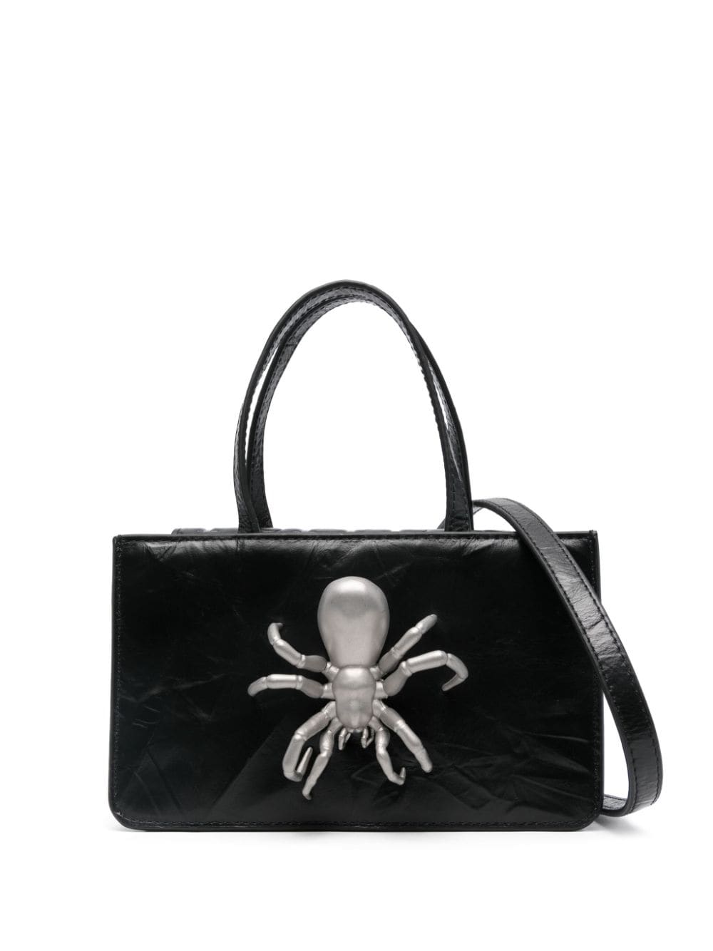 Puppets and Puppets Spider tote bag - Black von Puppets and Puppets